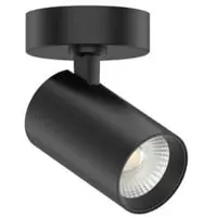 Lyora Spot LED en saillie Tevo simple - noir - 2700K