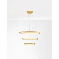 Lyora Suspension dorée Luana 3 lumières