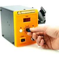 Rosfix Machine à Souder le Plastique 858D + Agrafeuse Plastique, Kit de Colle 300 g, Buse de Soudage Rapide BUT
