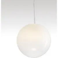 Lyora Suspension blanche Bolita ampoule Ø 50cm