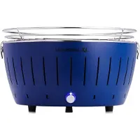 LotusGrill G-TB-435 Barbecue au charbon de bois XL 40,5cm sans fumée bleu profond