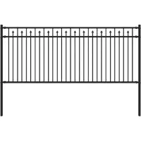vidaXL Clôture décorative BAARLO, 200 x 130 cm, acier avec revêtement en poudre