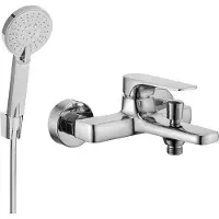 Mexen Lynx R40 mélangeur de bain avec accessoires, chrome (74593R40-00)