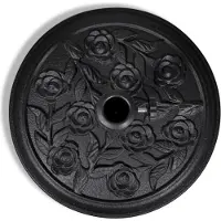vidaXL pied de parasol rond pied de parasol