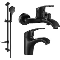 Mexen Fabia DF05 set de baignoire, Noir - 746503DF05-70