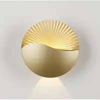 Lyora Applique murale moderne Sunrise or