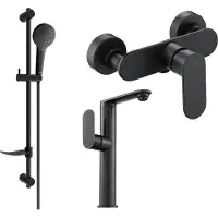 Mexen Milo DF05 set de douche, Noir - 713154DF05-70