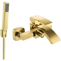 Mexen Libra R77 mélangeur de bain avec accessoires, or (74513R77-50)