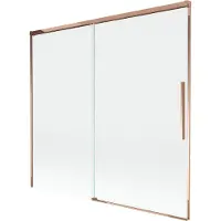 Mexen Rox Baignoire Paravent à 2 panneaux coulissants 100 x 150 cm, transparent, chrome - 8C9-100-003-01-00