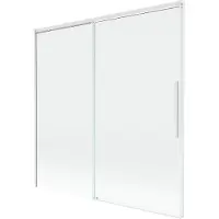 Mexen Rox Baignoire Paravent à 2 panneaux coulissants 100 x 150 cm, transparent, chrome - 8C9-100-003-01-00