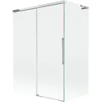 Mexen Rox L Paroi de douche en 2 parties coulissantes 120 + 70 x 150 cm, transparent, chrome - 8C9L-120-070-01-00