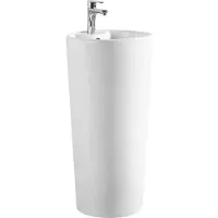 Mexen Rena lavabo à poser au sol 40 x 40 cm, blanc - 26014000