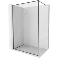 Mexen Kioto-F paroi de douche Walk-in avec cadre 90 x 202 cm, transparent 8 mm, gris canon brossé - 800-090-104-66-00