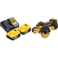 DeWalt DCS 438 P2 Scie multifonction sans fil 18 V 76 mm Brushless + 2 batteries 5,0 Ah + chargeur