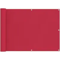 vidaXL Brise-vue pour balcon Bordeaux rouge 75 x 300 cm Tissu Oxford