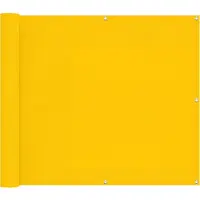 vidaXL Brise-vue pour balcon Jaune 100 x 1000 cm Tissu Oxford