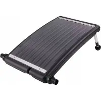 Coil Chauffe-piscine solaire, Panneau solaire, Chauffage de piscine, Capteur solaire, Chauffe-eau solaire pour piscine, Panneau solaire avec pieds réglables, Réservoir : 7 litres