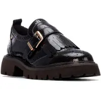 Carmela pour femme. 16259402-GRIS Chaussures en cuir 162594 gris foncé (41), Plat, Aucun, Casuel