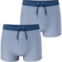 Schiesser Maillot de bain ' Ocean Swim ' bleu / blanc