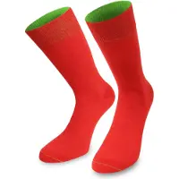 Normani Chaussettes vert / rouge