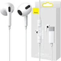 Baseus Encok C17 Écouteurs USB Type-C Blanc KP35150