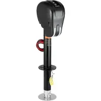 Vevor Cric de remorque électrique, 3500 lb Cric de remorque de camping-car de grande capacité, 240-760 mm de course, convient aux remorques et aux camping-cars