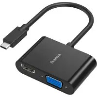 Hama Convertisseur Usb-c Vers Hdmi/vga 200313