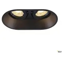 SLV Spot encastrable noir Horn