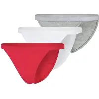 Adidas Slip gris chiné / rouge vif / blanc