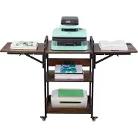 Vevor Table de Presse à Chaud Mobile à 3 Niveaux
