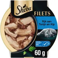 Sheba Filets - Poulet avec Thon - 16 x 60 g
