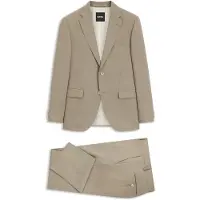 BOSS Costume deux pièces Regular en tissu facile d’entretien