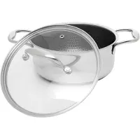 Kohersen Pot Black Cube 20 cm avec couvercle