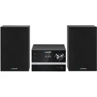 Blaupunkt Microchaîne stéréo Radio FM Bluetooth Puissance RMS 20 W Horloge avec fonction réveil CD/MP3/USB/AUX MS9BT