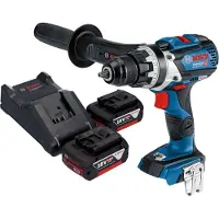Bosch GSR 18V-110 C Professional Perceuse-visseuse sans fil 18 V 110 Nm Brushless + 2x batterie 5,0 Ah + chargeur