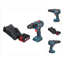 Bosch GSB 18V-55 Professional Perceuse-visseuse à percussion sans fil 18 V 55 Nm Brushless + 1x batterie 5,0 Ah + chargeur