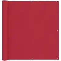 vidaXL Brise-vue pour balcon Rouge 110 x 500 cm Tissu Oxford