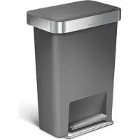 Simplehuman Rectangular Liner Pocket 45 Litres Gris