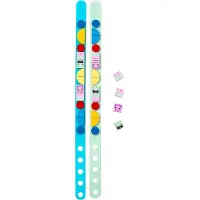 LEGO 41923 DOTS Monster Bracelets d'amitié, bijoux pour enfants, 2 x bracelets pour enfants avec 32 petites pierres, bricolage pour enfants