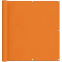 vidaXL Brise-vue pour balcon Orange 110 x 400 cm Tissu Oxford