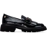 Carmela pour femme. 16269801-NEGRO Mocassins 162698 noir (38), 1 à 3 cm, Aucun, Casuel, Vernis