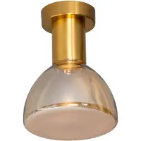 Eth Lampe de plafond dorée Lisa Ø 17cm