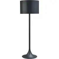 Masterlight Lampadaire Trip 60 Disk 178cm noir