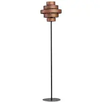 Eth Lampadaire Walnut brun noyer Ø 50cm