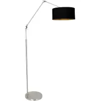 Steinhauer Lampadaire Prestige Chic métal avec abat-jour noir