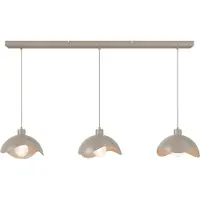 Masterlight Lampe suspendue de bureau Volta 3x Ø30cm - sable