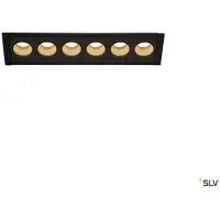 SLV Lampe encastrée LED Milandos 6-lichts 6x160 lumens noir