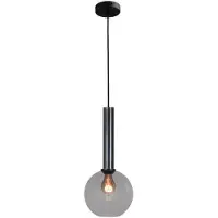 Masterlight Lampe suspendue Ø 20cm Bella 2 Huile tachetée avec verre fumé