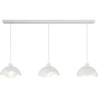 Masterlight Lampe suspendue de bureau Volta 3x Ø30cm - blanc
