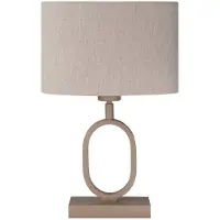Highlight Lampe de table Verona brun sable